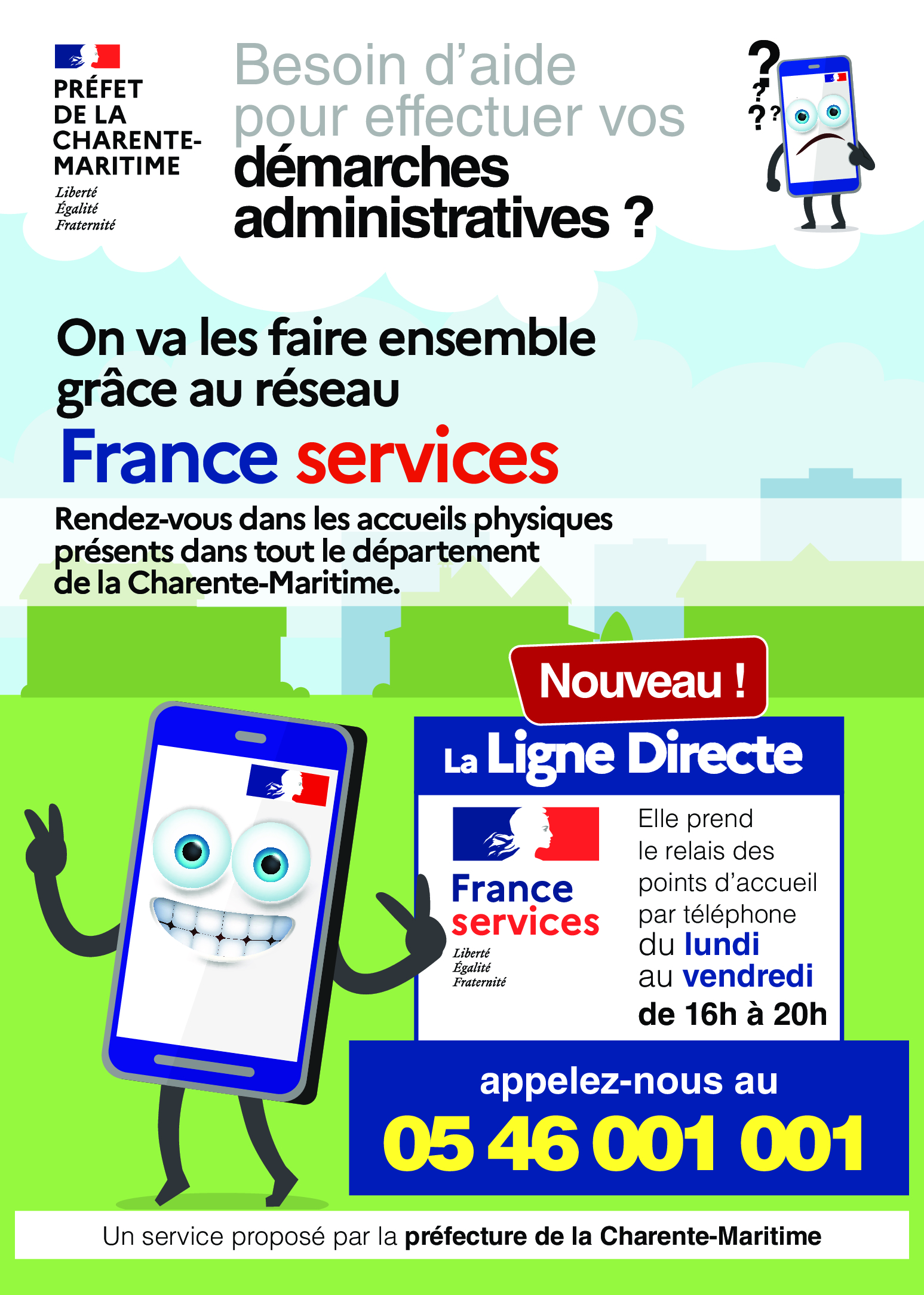Ouverture de la ligne directe France Services